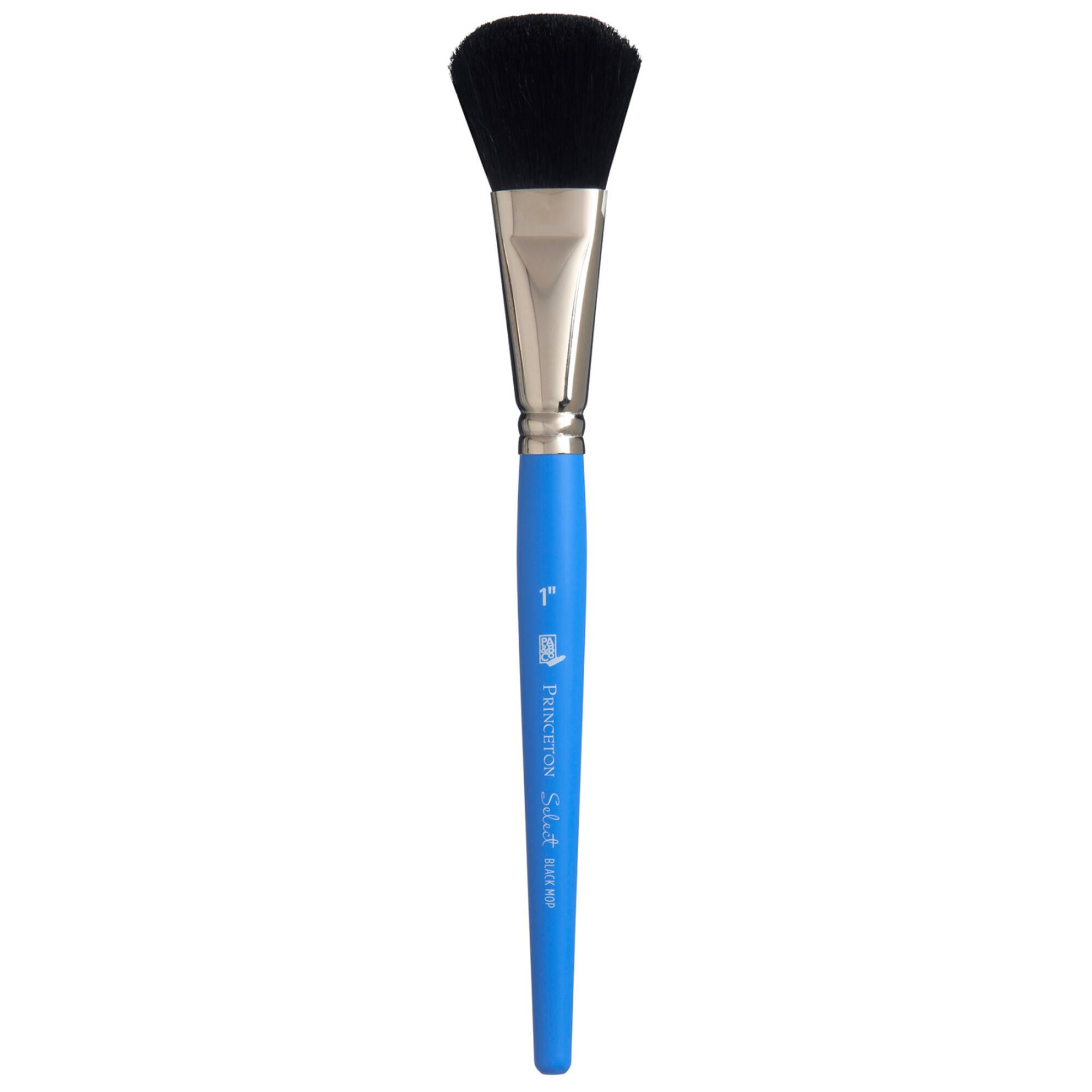 Princeton Brush Select Artiste Brush, Black Natural Mop, 1"